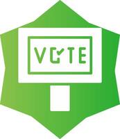 Vote Creative Icon Design vector