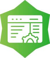 Browser Creative Icon Design vector
