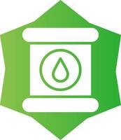 Waste Oil Creative Icon Design vector