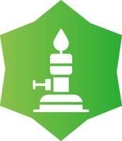 Bunsen Burner Creative Icon Design vector