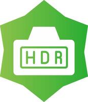 Hdr Creative Icon Design vector