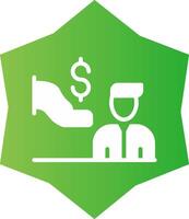 Dealer Prep Fees Creative Icon Design vector