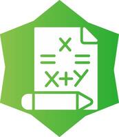 Maths Creative Icon Design vector