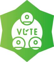 diseño de icono creativo de elecciones vector