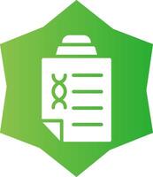 DNA Test Creative Icon Design vector