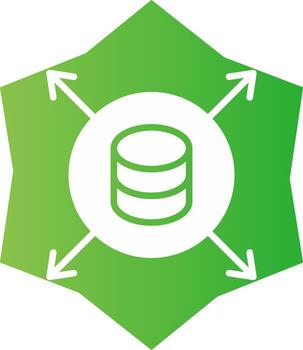 datos impulsado creativo icono diseño vector