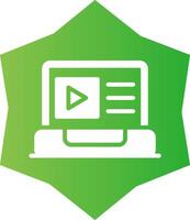Dynamic Content Creative Icon Design vector