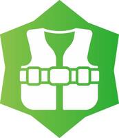 Life Jacket Creative Icon Design vector