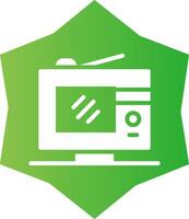 Digital Television Creative Icon Design vector