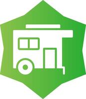 Caravan Creative Icon Design vector