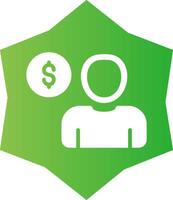 Thinking Money Creative Icon Design vector