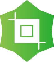 Crop Creative Icon Design vector