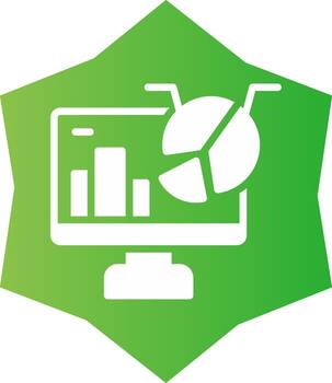 Data Analytics Creative Icon Design vector