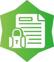 Confidential Project Creative Icon Design vector