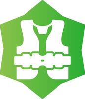 Life Jacket Creative Icon Design vector