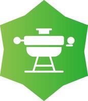 Grill Creative Icon Design vector