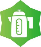 diseño de icono creativo de hervidor eléctrico vector