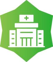 diseño de icono creativo de hospital vector