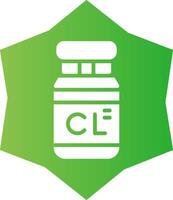 Chlorine Creative Icon Design vector