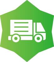 Delivery Truck Creative Icon Design vector