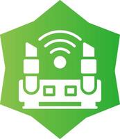 diseño de icono creativo de enrutador wifi vector