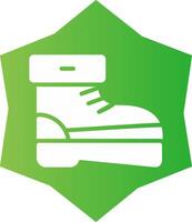 diseño de icono creativo de botas vector