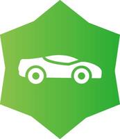 Sports Car Creative Icon Design vector