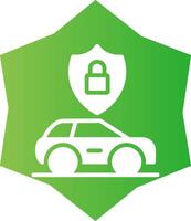 Anti Theft System Creative Icon Design vector