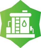 Oil Tank Creative Icon Design vector