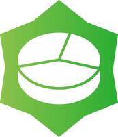3D Pie Creative Icon Design vector