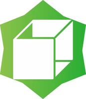 diseño de icono creativo de cubo 3d vector