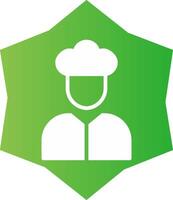 diseño de icono creativo de chef vector