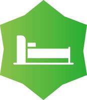 Bed Creative Icon Design vector