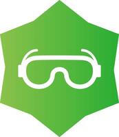 Lab Goggles Creative Icon Design vector