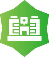 diseño de icono creativo de hospital vector