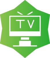 diseño de icono creativo de tv vector