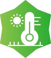 High Temperature Creative Icon Design vector