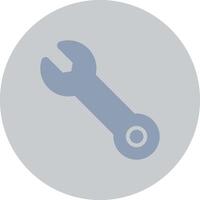 Wrench Creative Icon Design vector