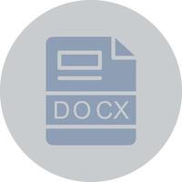 DOCX Creative Icon Design vector