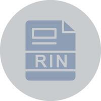 RIN Creative Icon Design vector