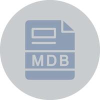 MDB Creative Icon Design vector