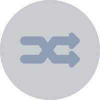 Glyph Silver Circle Color Design vector
