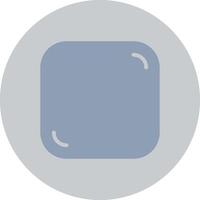 Glyph Silver Circle Color Design vector