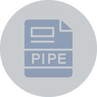 PIPE Creative Icon Design vector