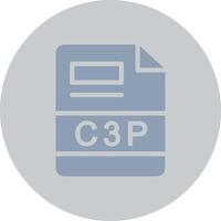 C3P Creative Icon Design vector