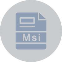 Msi Creative Icon Design vector