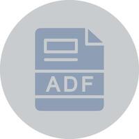 ADF Creative Icon Design vector