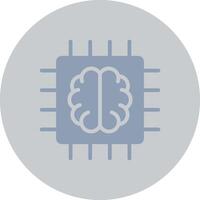 Super Brain Creative Icon Design vector