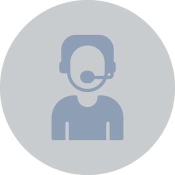 Operator Creative Icon Design vector