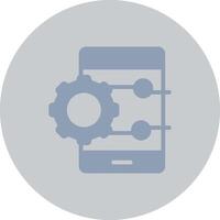 Project Management App Creative Icon Design vector